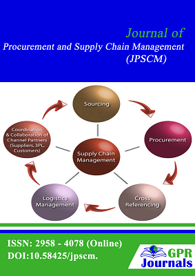 Journal of Procurement and Supply Chain Management (JPSCM)